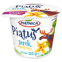 Piątnica Piątuś Jogurt kremowy waniliowy 125 g