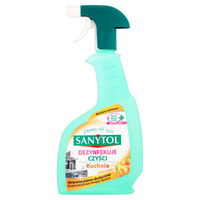 Sanytol spray do kuchni o zapachu cytrusów, czyści, odtłuszcza i dezynfekuje 500ml