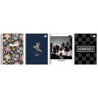 Kołobrulion A5/100 kartek, kratka z kolorowymi marginesami, INTERDRUK