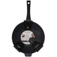 Patelnia WOK 32cm Black Stone Zwieger
