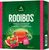 ASTRA ROOIBOS z maliną i grapefruitem 60 torebek ekspresowych