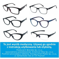 Okulary do czytania z antyrefleksem