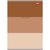 Unipap zeszyt okładka laminowana A5, 60 kartek, krata, historia ze ściągą COLOR STRIPES