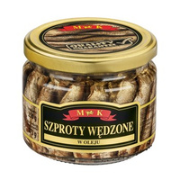 MK.SZPORTY WĘDZONE W OLEJ.250G