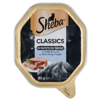 Sheba Classics Karma dla dorosłych kotów z cielęciną i kurczakiem 85 g