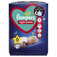 Pampers Night Pants Pieluchomajtki, rozmiar 6, 19 sztuk, 15kg+