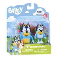 Bluey Figurki 2Pak Jazda na deskorolce