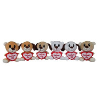 SUN-DAY Zabawka pluszowa Zwierzęta 15 cm mix