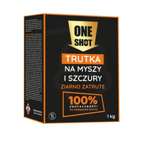 One Shot Trutka na myszy i szczury Ziarno zatrute 1 kg