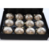 EM&EM Bombka szklana 8cm mix kolor szampański