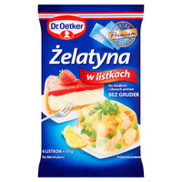 Dr. Oetker Żelatyna w listkach 10 g (6 listków)