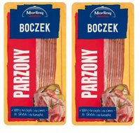 Boczek wędzony parzony plastry 150 g Morliny