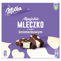 Milka Alpejskie Mleczko Happy Cows Pianka o smaku śmietankowym 330 g