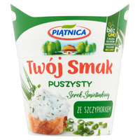 Piątnica Twój Smak Serek śmietankowy puszysty ze szczypiorkiem 150 g