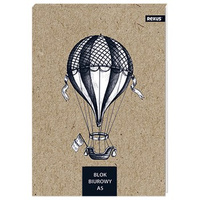 Beniamin Blok notatnik A5 80 kartek, w kratkę, Kraft liner