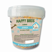 Karma tłuszczowa dla ptaków 1l Happy Birds