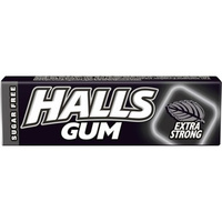 Halls Gum Guma do żucia bez cukru o smaku eukaliptusowym 14 g