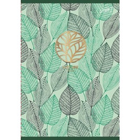 Unipap zeszyt okładka laminowana A5, 60 kartek, linia TROPICAL LEAVES