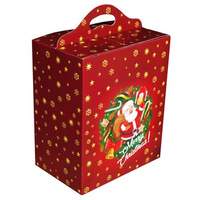 Pudełko Prezentowe Czerwony Mikołaj/ Radosnych Świąt