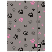 St.Right teczka z gumką A4 PAWS