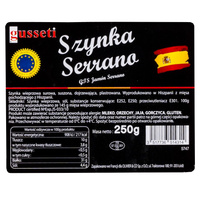 Szynka Serrano plastry 250g Gusseti