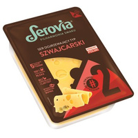 Serovia #2 dojrzewający ser typ Szwajcarski tłusty plastry 450g