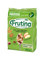 Nestlé Frutina Owoce i Błonnik Płatki z pełnego ziarna pszenicy z jabłkami i rodzynkami 250 g