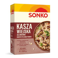 Sonko Kasza jęczmienna wiejska 400 g (4 x 100 g)