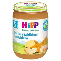 HiPP BIO Dynia z indykiem po 5. miesiącu 190 g