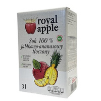 Royal apple Sok jabłkowo-ananasowy 3 l