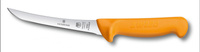 Nóż trybownik, Swibo, ostrzegładkie półelastyczne- 16cm, żółty VICTORINOX