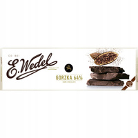 E. Wedel Premium Czekolada gorzka 64% 220 g