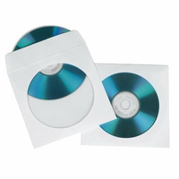 Etui na płyty CD/DVD HAMA 25 szt. Papierowe Białe