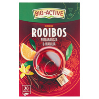 Big-Active Herbatka Rooibos Pomarańcza i Wanilia (20 torebek x 1,5g) 30g