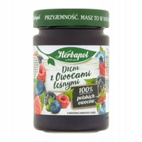 Herbapol Dżem z owocami leśnymi o obniżonej zawartości cukru 280 g