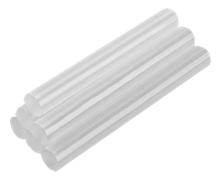 Wkłady klejowe 11 mm, przezroczyste, 6 szt