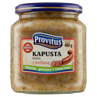 Provitus Kapusta młoda z kiełbasą 480g
