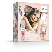 C-THRU Harmony Bliss Zestaw: dezodorant w aerozolu 150ml + żel pod prysznic 250ml