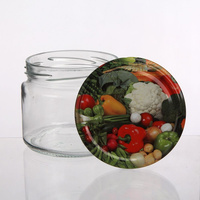 Słoik to-330ml z zakrętką fi 82 (6 zaczepowa) komplet 6sztuk