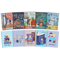 Zeszyt Bookworm/Retro A5 16k linia podwójna kolorowa TOP 2000