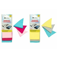 Ściereczka z microfibry do okularów - 3 sztuki