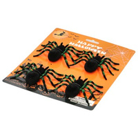 EM&EM Halloween Dekoracja pająk 4 szt.