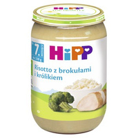 HiPP Risotto z brokułami i królikiem po 7 miesiącu 220g