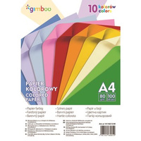 Papier kolorowy GIMBOO A4 80g 100ark neon mix