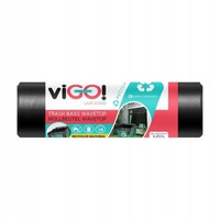 viGO! Worki z uszami LD czarne 120L 10 szt