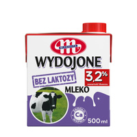 Mlekovita Wydojone Mleko bez laktozy 3,2% 500 ml