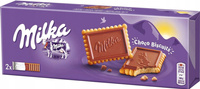 Milka Choco Biscuit Herbatniki z czekoladą mleczną z mleka alpejskiego 150 g