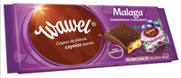 Wawel Malaga śmietankowa z rodzynkami Czekolada nadziewana 100 g