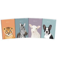 Zeszyt do słówek Sweet Animal A6 32k kratka TOP 2000