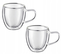 Zestaw 2 szklanek termicznych z uchwytem 250 ml MIA